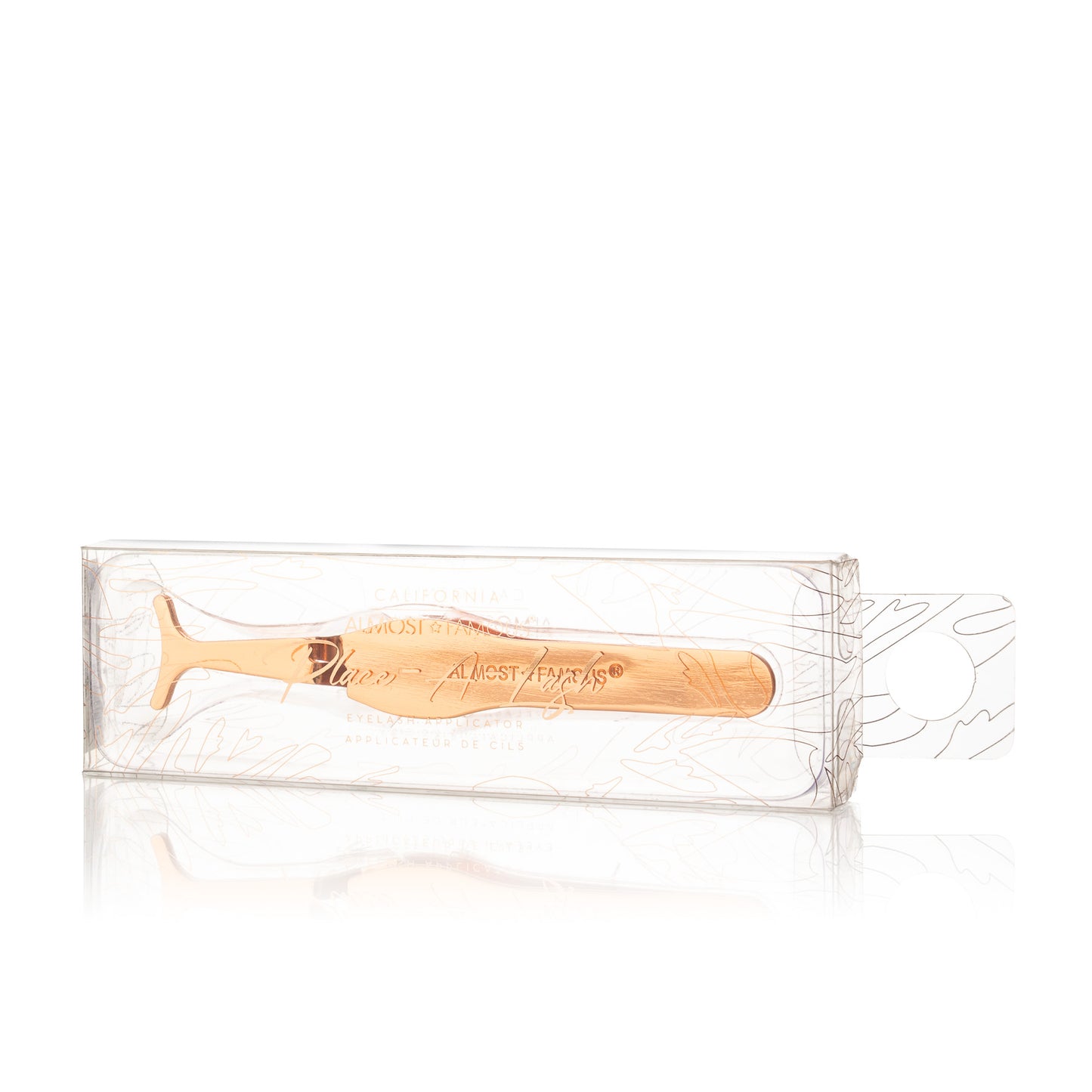 Almost Famous Magnetic Eyelash Applicator Tweezers - Rose Gold